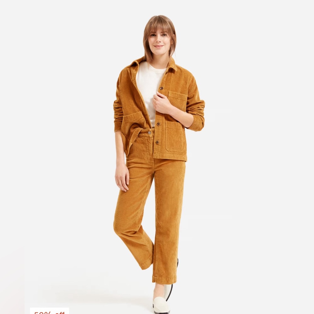 Everlane — The Corduroy Straight-Leg Crop